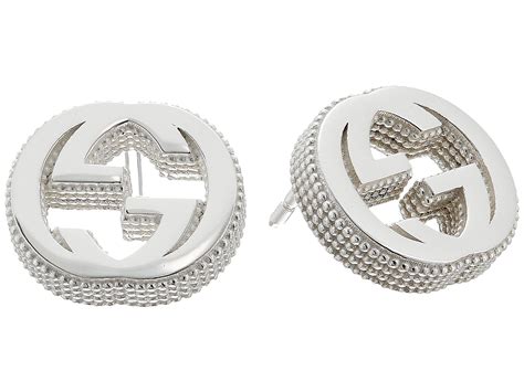 interlocking gucci earrings